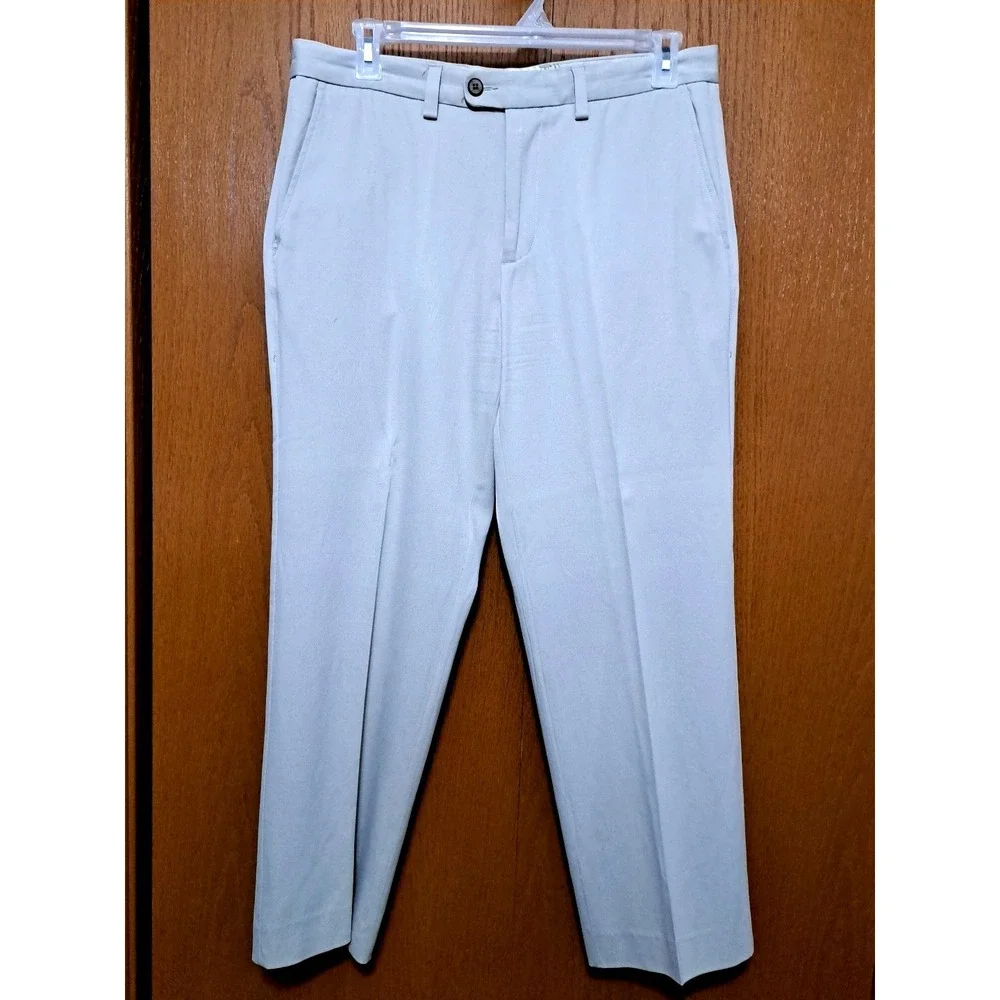 Tommy Bahama Men's Tan Silk Blend Trousers Pants 34x 30